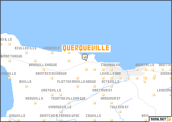 map of Querqueville