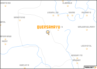 map of Quersa Mayu