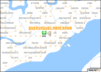 map of Querunguel Mancanha