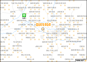 map of Quesada