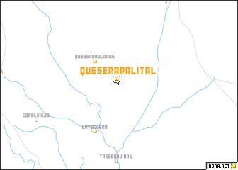 map of Quesera Palital