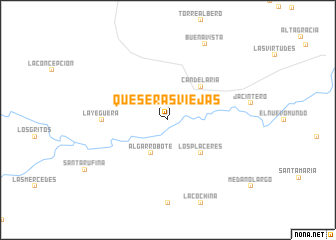 map of Queseras Viejas