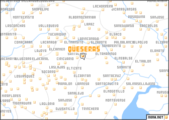 map of Queseras