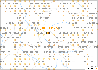 map of Queseras