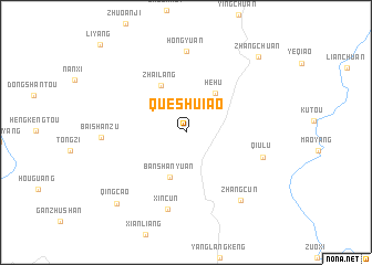 map of Queshui\