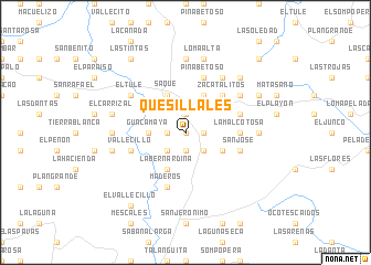 map of Quesillales