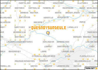 map of Quesnoy-sur-Deûle