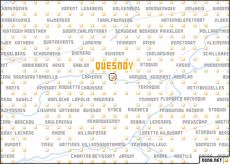 map of Quesnoy