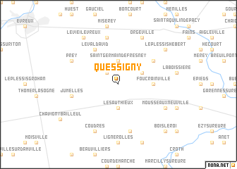 map of Quessigny