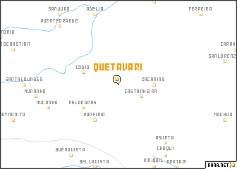 map of Quetavari