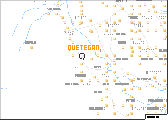 map of Quetegan