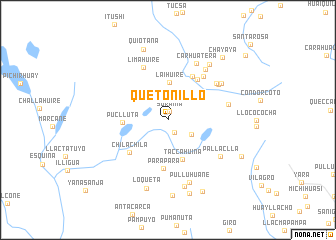 map of Quetonillo