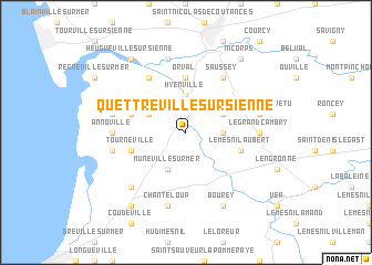 map of Quettreville-sur-Sienne