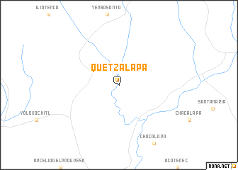map of Quetzalapa