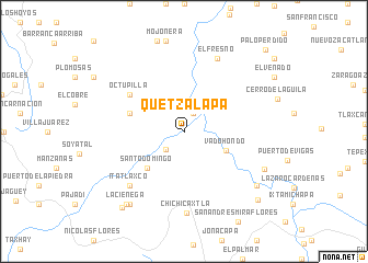 map of Quetzalapa