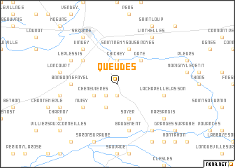 map of Queudes