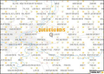 map of Queue-du-Bois