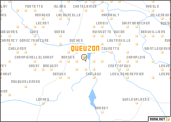 map of Queuzon