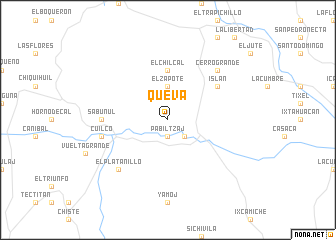map of Quevá