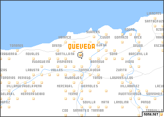 map of Queveda
