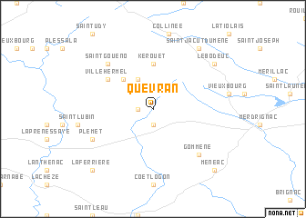 map of Quévran