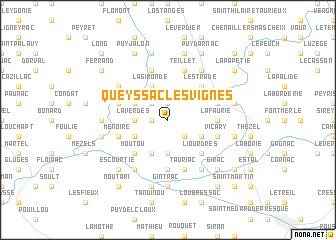 map of Queyssac-les-Vignes