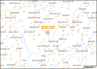 map of Quezon