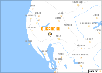 map of Qugangxu