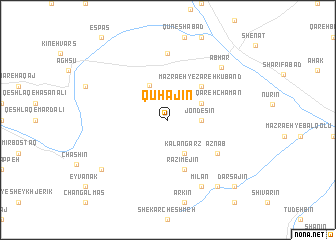 map of Qūhajīn