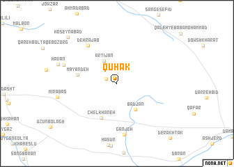 map of Qūhak