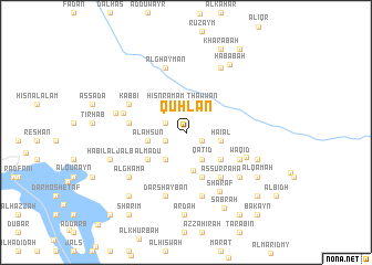 map of Quḩlān