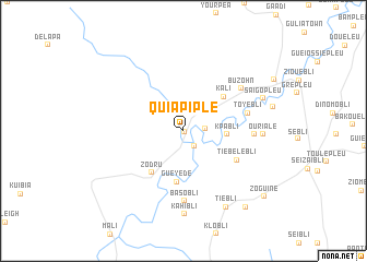 map of Quiapiple