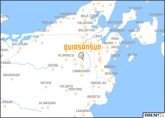 map of Quiasan Sur