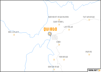 map of Quibdó