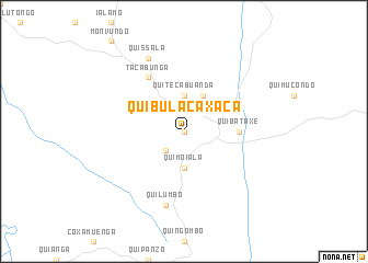 map of Quibula Caxaca