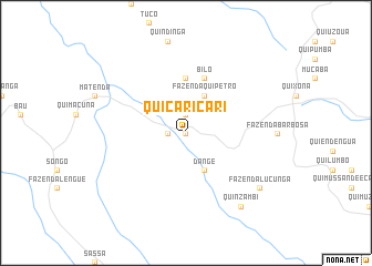 map of Quicaricari