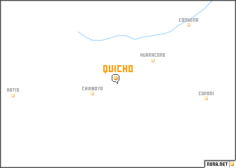 map of Quicho