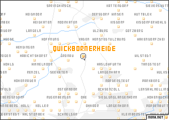 map of Quickbornerheide
