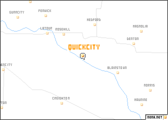 map of Quick City