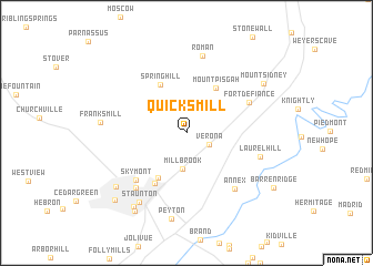 map of Quicks Mill