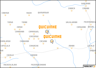 map of Quicuinhe