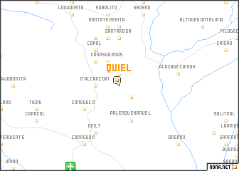 map of Quiel