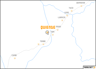 map of Quiende