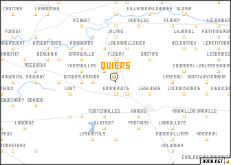 map of Quiers