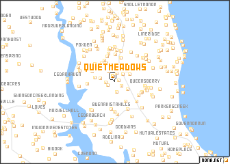 map of Quiet Meadows