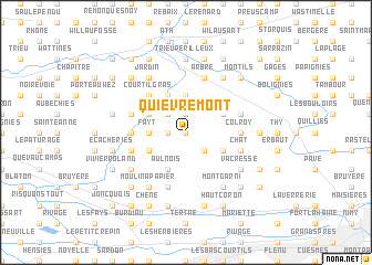 map of Quièvremont