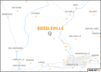 map of Quiggleville