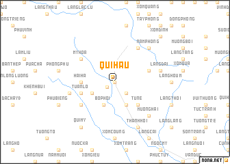 map of Qui Hậu