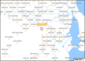 map of Qui Hội