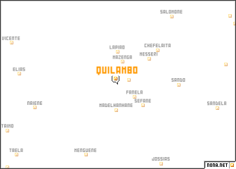 map of Quilambo